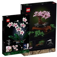 LEGO SET 2 SÚPRAV Orchidea ORCHIDEA + BONSAI