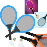 SET RAKÚT SO SVIETIACIM PRSTEŇOM + 2 BADMINTONOVÉ Okenice 57 cm