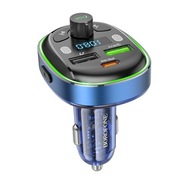 Borofone FM Transmitter BC47 Might MP3, Bluetooth - 2xUSB + Typ C - QC 3.0 1