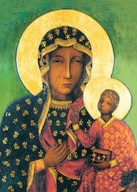 Diamantová mozaika BLACK MADONNA Matka Božia