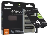 ENELOOP PRO AAAx4 ks 500 CYKLOV 930mAh + Púzdro