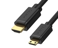 Unitek Mini HDMI - HDMI 2.0 4K ARC HDR kábel 2m