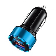 2,4A QC3.0 autonabíjačka 12-24V LED digitálna 2USB C