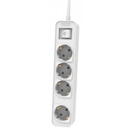 Philips Power strip 4 zásuvky 1,5 m biela