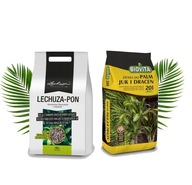 Lechuza PON 18L substrát + Palmová zemina 20L