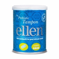 Ellen Probiotické tampóny super 8 kusov, prírodné na intímne infekcie