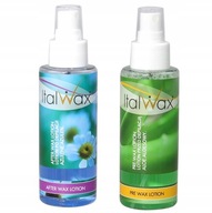 2x ITALWAX pleťová voda pred a po depilácii 100ml+100ml