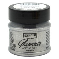 Farba Glamour Metallic Platinum 50 ml