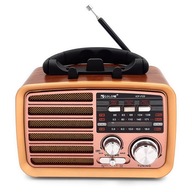 PRENOSNÉ KUCHYNSKÉ RÁDIO RETRO USB BT BATÉRIA