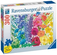 2D puzzle veľkoformátový Kvet dúha 300 dielikov 17129