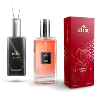 ELIX autoparfum Amber Rose autovôňa 50ml + prívesok