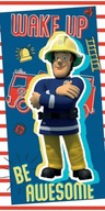 FIREMAN SAM Osuška do bazéna, bavlna, 70x140