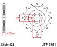 JT predné ozubené koleso 2054 13 KAWASAKI KLT/KLF 110