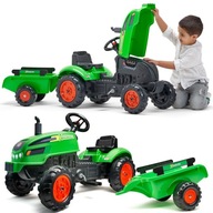 FALK Traktorek X Tractor Green s prívesom Klak