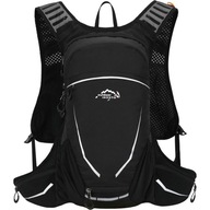 16L batoh na bicykel, čierny, ľahký športový batoh, trekingový batoh