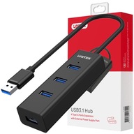 AKTÍVNY USB 3.0 HUB UNITEK Y-3089 4 PORTY 5 Gb/s