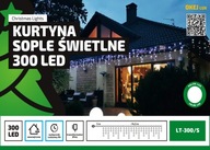 Icicles LED LT300/S svetelný záves 14,5M ČERVENÝ