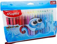 Puzdro na zips Maped Colorpeps OCEAN s 36 farbami