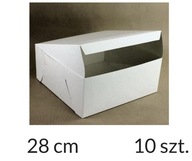 LEPENÉ balenie 28x28x12 cm Biela krabica x 10