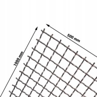 Nerezové tkané krimpované pletivo 8/1,5 mm 0,5 m2