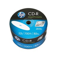 HP CD-R 700 Mb 50 ks Potlačiteľné pre tlač