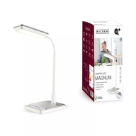 Stolná LED lampa Magnum Nilsen, biela