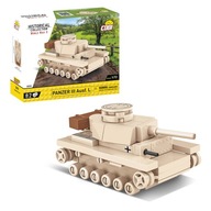 COBI 3090 BLOCKS Panzer III Ausf.LHC WW2 nádrž 82 El.