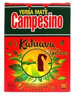 Yerba Mate CAMPESINO KATUAVA + ŽENŠEN 500 g 0,5 kg POWER Paraguay