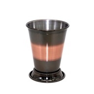 Julep Cup 360 ml oceľový hrnček, hnedý a čierny