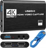 USB 3.0 - Grabber PC Image Recorder HDMI 4K OBS