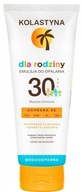 Kolastyna opaľovacia emulzia pre rodiny SPF 30 250 ml vodeodolná