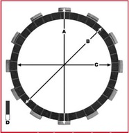 TRW LUCAS DISKY SPOJKY SUZUKI VS 600 94-97, DR 650 90-95, SV 99-02, VS