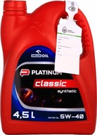 ORLEN PLATINUM CLASSIC SYNTETIC 5W40 - 4,5L