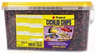 CHIPS TROPICAL CICHLID 5L/2,6kg POTRAVINÁRSKE FARBY