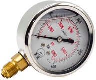 Hydraulický časový manometer 400 Bar 63 mm