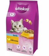 Whiskas sterilné suché jedlo pre mačku s kuracím mäsom 14 kg