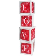 BOXY for LOVE balóny svadobné SVADBA Valentín x4
