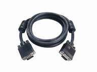 Predlžovací kábel 15F/15M VGA SCREEN+FERRITE 1,8M čierny