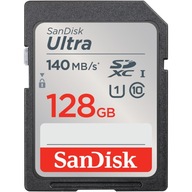 Pamäťová karta SanDisk SD Ultra 128 GB SDHC 140 MB/S