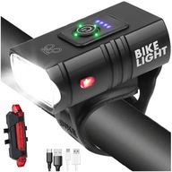 BIKE LIGHT USB BICYKLE SVETLÁ ZOOM SET