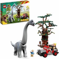 LEGO Jurský park Objav Brachiosaura, sada s veľkou figúrkou dinosaura