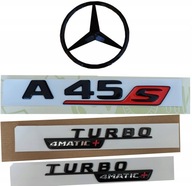 Mercedes Emblems A45s Black flash AMG a45s w177