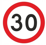 Značka B-33 rýchlostný limit. do 30 km/h 600 I gen