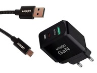 SADA KÁBLOV USB-USB C+RÝCHLA NABÍJAČKA