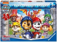 PUZZLE 35 Tlapkových patrol rytierov, RAVENSBURGER