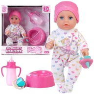 NATALIA BABY BÁBIKA ČIHAJÚCA BABY 17 CM + DOPLNKY cumlík POtty 3+