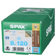 SPAX vruty lávky 8x120 A4 10 ks