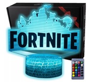 LED LIGHT CHILD FORTNITE OSVETLENIE 3D LOGO