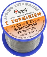 CÍN S KAMULÓNOVÝM FLUX CYNEL 1mm 250g 0,25kg