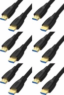 Unitek High Speed ​​​​HDMI - HDMI 2.0 4K kábel 10m čierny x6